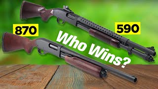 Mossberg 590 vs Remington 870  NOT EVEN FAIR [upl. by Aday486]