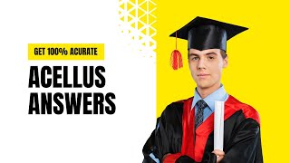 100 Reliable Acellus Answers  Acellus Cheat  Acellus Hack [upl. by Nnagem]