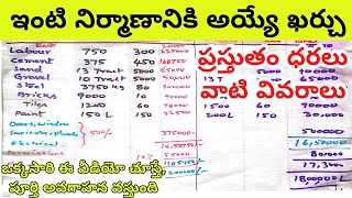 750 sft house construction cost  15 cent house cost material labour rates [upl. by Nerraj]