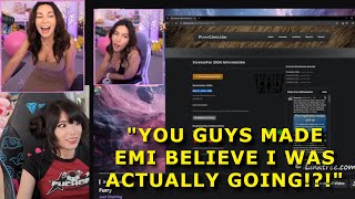 Alinity reacting to Emiru believing shes going to StratosFur [upl. by Pascasia677]