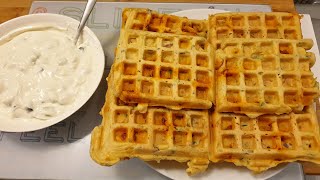 Spicy amp Savoury Waffles  Feurige amp Herzhafte Waffeln [upl. by Pliam]