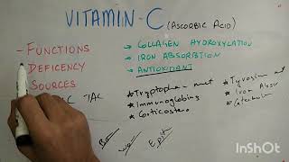 biochem of vitamin C Ascorbic acid [upl. by Anihtyc546]