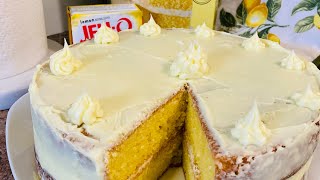 HOW TO MAKE A DELICIOUS LEMON CAKE USING Duncan Hines Mix Cake Hack Easy amp Tasty [upl. by Alywt]