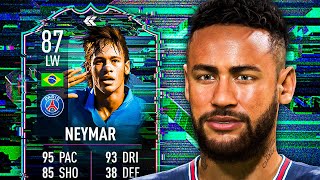 BETTER THAN THE GOLD 😍 87 FLASHBACK NEYMAR PLAYER REVIEW  FIFA 22 Ultimate Team [upl. by Giovanna1]