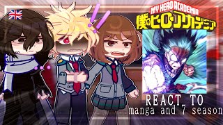 Class 1A react to Future Deku  Season 7  MANGA SPOILERS  Izuku Midoriya  MHA  BNHA  Gacha Club [upl. by Meekyh]