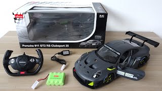 Rastar Porsche 911 GT2 RS Clubsport 25 MantheyRacing 114 Scale RC Car  Unboxing Review amp Testing [upl. by Therese]