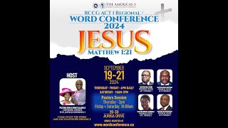 RCCG ACT 1 REGIONAL  WORD CONFERENCE 2024  Day 1 [upl. by Asyral]