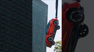 Highest car bungee jump  65 metres 213 ft 3 in by Nissan France 🚗 [upl. by Belldas]