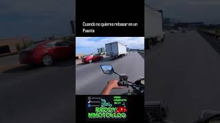 Cuando no quieres rebasar en Puente mty motos virales [upl. by Hagile]