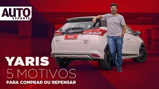 Toyota Yaris  5 motivos para comprar e 5 motivos para repensar [upl. by Porush272]