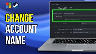 How to Change Steam Account Name LATEST GUIDE [upl. by Pelaga953]