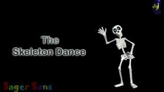 Skeleton Dance 3D Animation Nursery Rhymes  CartoonAnimated Rhymes For Kids [upl. by Zischke]