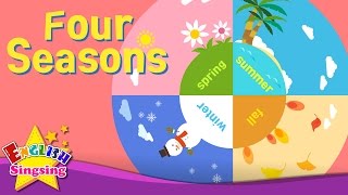 Kids vocabulary  Four Seasons  4 seasons in a year  English educational video for kids [upl. by Janie]