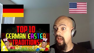 American reacts To TOP 10 GERMAN EASTER TRADITIONS [upl. by Disario]