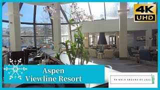 Aspen Viewline Resort Snowmass Village Ski Resort Walk around NY 2022 4K [upl. by Derwon]