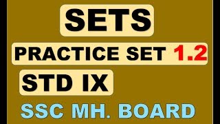 SETS CLASS 9 Practice Set 12 [upl. by Desmond]