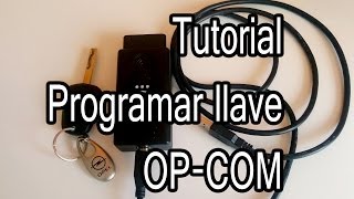 Programar llave  Opel  Astra H  OPCOM [upl. by Noiemad842]