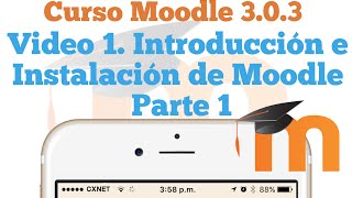 Curso completo Moodle 303 Video 1 Introducción e instalación de Moodle Parte 1 HD [upl. by Neerac]