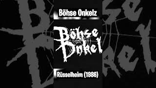 Böhse Onkelz  Der Nette Mann Live in Rüsselsheim 1986  böhseonkelz böhsefürsleben onkelz [upl. by Ettenuj]