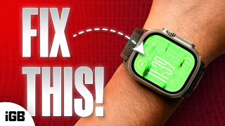 Apple Watch Green Screen of Death Fixed ⌚️ [upl. by Kamillah]