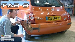 Comment remplacer le parechoc arrière sur Nissan Micra K12 [upl. by Ardnasirhc]