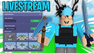 🔴LIVE ROBLOX BEDWARS STREAM WITH VIEWERS [upl. by Gabriellia39]