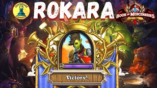 Book of Mercenaries ROKARA Hearthstone Walkthrough [upl. by Enomes]