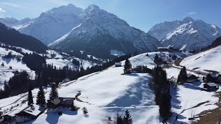 Kleinwalsertal im Winter  Hirschegg Mittelberg Riezlern [upl. by Freeland]