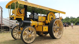 Steam Traction Engines at BLOXHAM 2023 [upl. by Goldarina513]