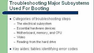 A Computer Repair Course Chapter 3 part 5 Troubleshooting [upl. by Ozmo]