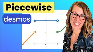 Piecewise Functions in Desmos Two Ways [upl. by Gothart252]