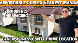 VERDANZA HOMES EXTENSION GENERAL TRIAS CAVITE  MOST AFFORDABLE AND NEAREST MANILA DUPLEX HOMES [upl. by Akived]