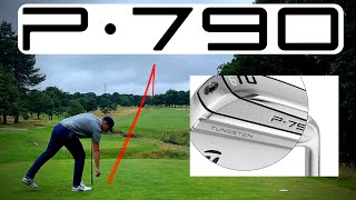 NEW TAYLORMADE P790 UDI ON COURSE TEST WITH SHOT TRACER [upl. by Esina]