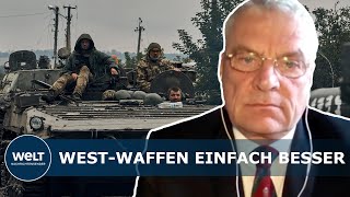 UKRAINEKRIEG Wolski über WestWaffen  quotErfolge durch technologische Überlegenheitquot  WELT Thema [upl. by Adlare]