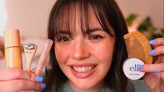 ASMR Giving You a quotClean Girlquot Glassy Skin Makeover 🫧 ✨skincare haircare makeup layered sounds [upl. by Yenttihw636]