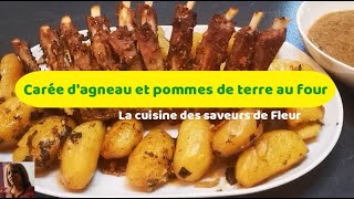 Carré dagneau et pommes de terre au four [upl. by Sorce]