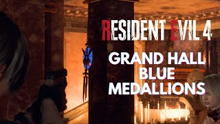 Resident Evil 4 Remake Grand Hall Blue Medallion Locations [upl. by Pisarik]