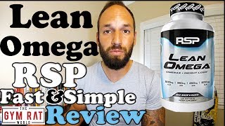 Lean Omega  RSP Nutrition  Supplement Review [upl. by Gusella98]