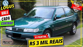 VALE CADA CENTAVO Volkswagen LOGUS barato a venda À PARTIR DE 3 MIL Top Ofertas Rockar vwlogus [upl. by Allisurd]