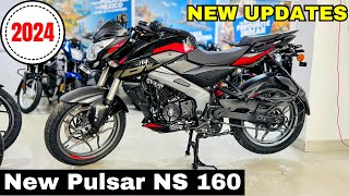 2024 New Bajaj Pulsar NS 160 Dual ABS😍Detailed Review  Changes  On Road Price  Features  Mileage [upl. by Eisteb534]