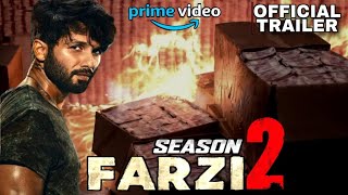 FARZI SEASON 2  Official Trailer  Shahid Kapoor  Raj amp DK  Vijay Sethupathi  Prime Video India [upl. by Sucramej]