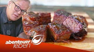 Leckereien aus dem Smoker BBQRezepte zum Nachmachen  Abenteuer Leben  Kabel Eins [upl. by Ajay]