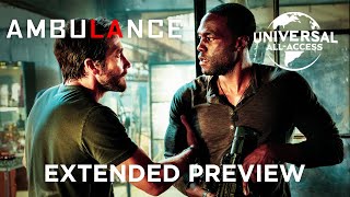 Ambulance  Jake Gyllenhaal amp Yahya AbdulMateen II Star in Michael Bay Thriller  Extended Preview [upl. by Laurentium]