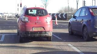 Multiple lane roundabout Peterborough Eye roundabout [upl. by Botzow]