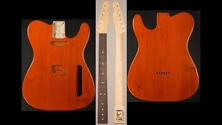 Telecaster Warmoth and Tonerider Pickups  Building Story [upl. by Aldercy]