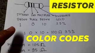 Resistor Color Coding Tagalog [upl. by Enaasiali565]