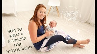 How To Wrap A Baby For Newborn Photography [upl. by Enirehtak]