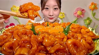 ASMR Salmon Noodle Yukhoe Rice Bowl【Mukbang Eating Sounds】【English subtitles】 [upl. by Yarvis]