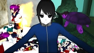 A QUEDA DA TITÃ  Yandere Simulator l SenpaiTenta 18 [upl. by Akkin]