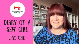 Diary Of A Sew Girl  Day One  What Have I Got Up To [upl. by Aleihs]